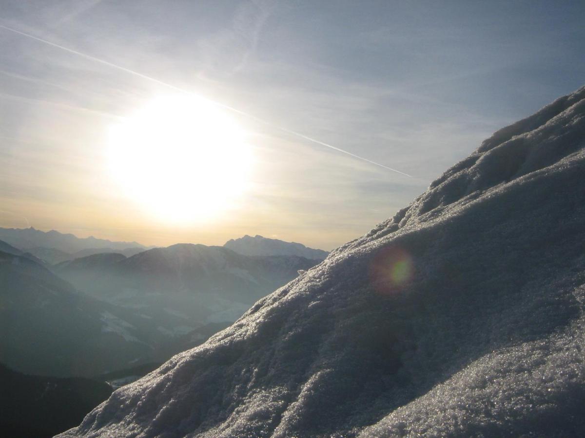 Kachelofenwohnung Poelzleitner Annaberg im Lammertal Luaran gambar